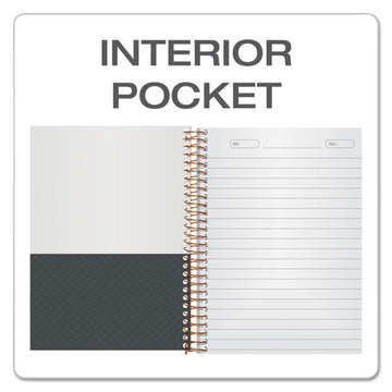 Ampad® Gold Fibre Personal Notebooks, 1 Subject, Medium-college Rule, Designer Gray Cover, 7 X 5, 100 Sheets freeshipping - TVN Wholesale